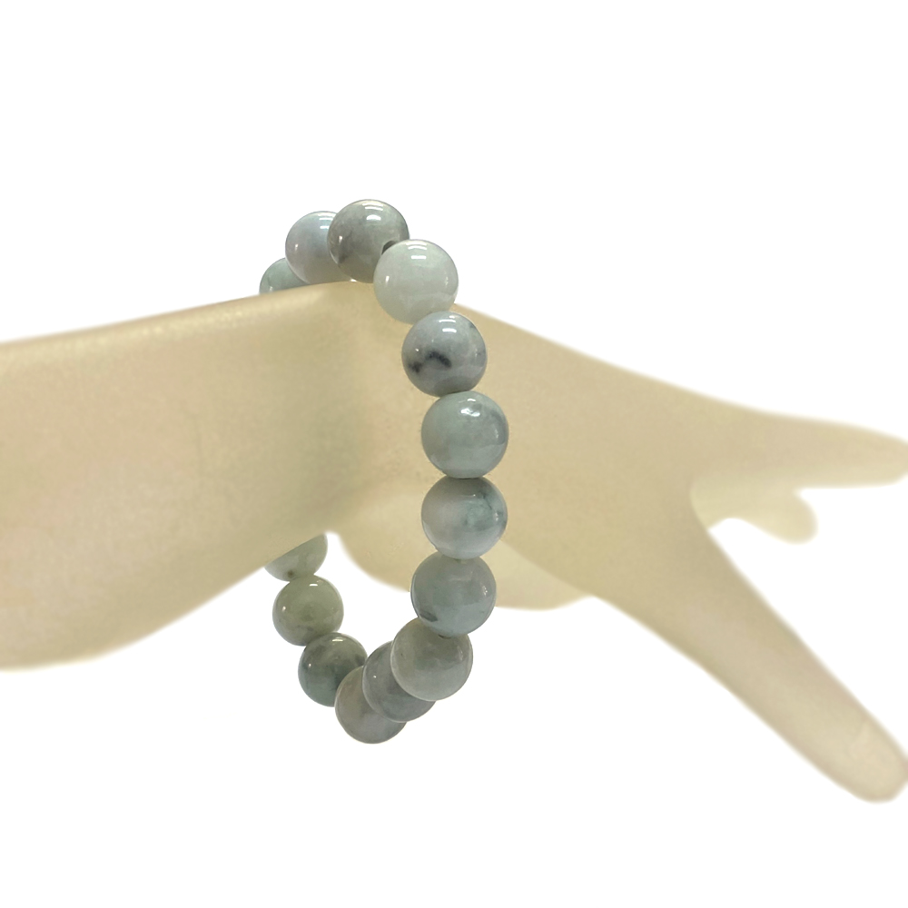 天然石 ミャンマー翡翠 ブレスレット  (17.5cm)　203の画像