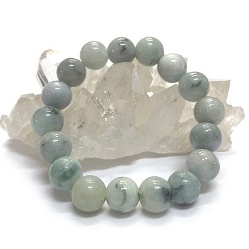 天然石 ミャンマー翡翠 ブレスレット  (17.5cm)　203の画像