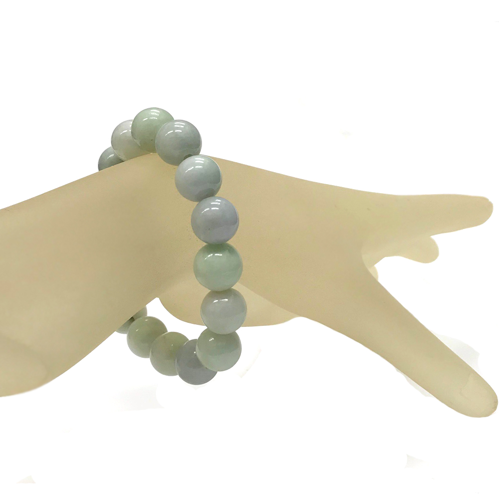 天然石 ミャンマー翡翠 ブレスレット   (16cm)　204の画像