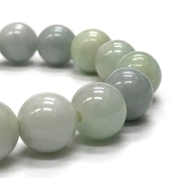 天然石 ミャンマー翡翠 ブレスレット   (16cm)　204の画像