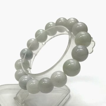天然石 ミャンマー翡翠 ブレスレット   (17cm)　205の画像