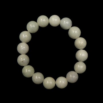 天然石 ミャンマー翡翠 ブレスレット   (17cm)　205の画像