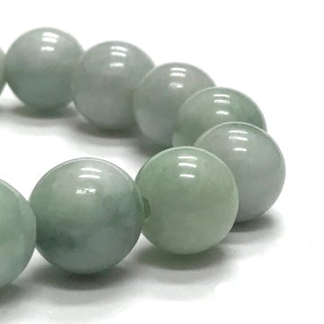 天然石 ミャンマー 翡翠 ブレスレット (16.5cm)　230の画像