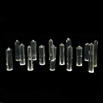 ヒマラヤ岩塩 ヒマラヤ水晶 浄化セット（ガラス皿付き）01【おまかせ品】 画像