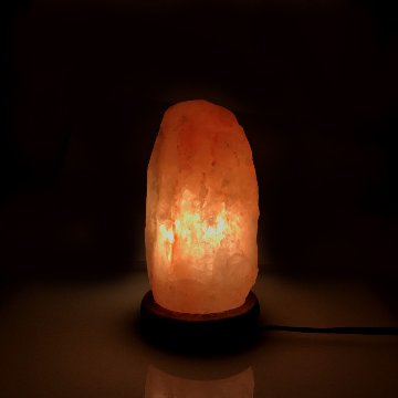 「訳あり」 ヒマラヤ岩塩ランプ　洗浄済（50） ピンク岩塩ランプ　ソルトランプ  (限定1)画像