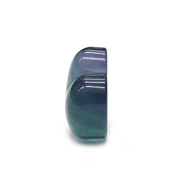 天然石 フローライト（蛍石）のルース（ハート型）02 フロートコレクションケース付き　限定品画像
