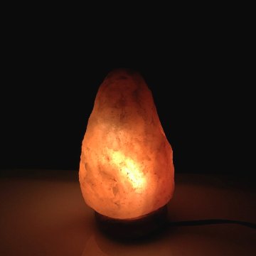 ヒマラヤ岩塩ランプ　洗浄済（59） ピンク岩塩ランプ　ソルトランプ  (限定1)画像