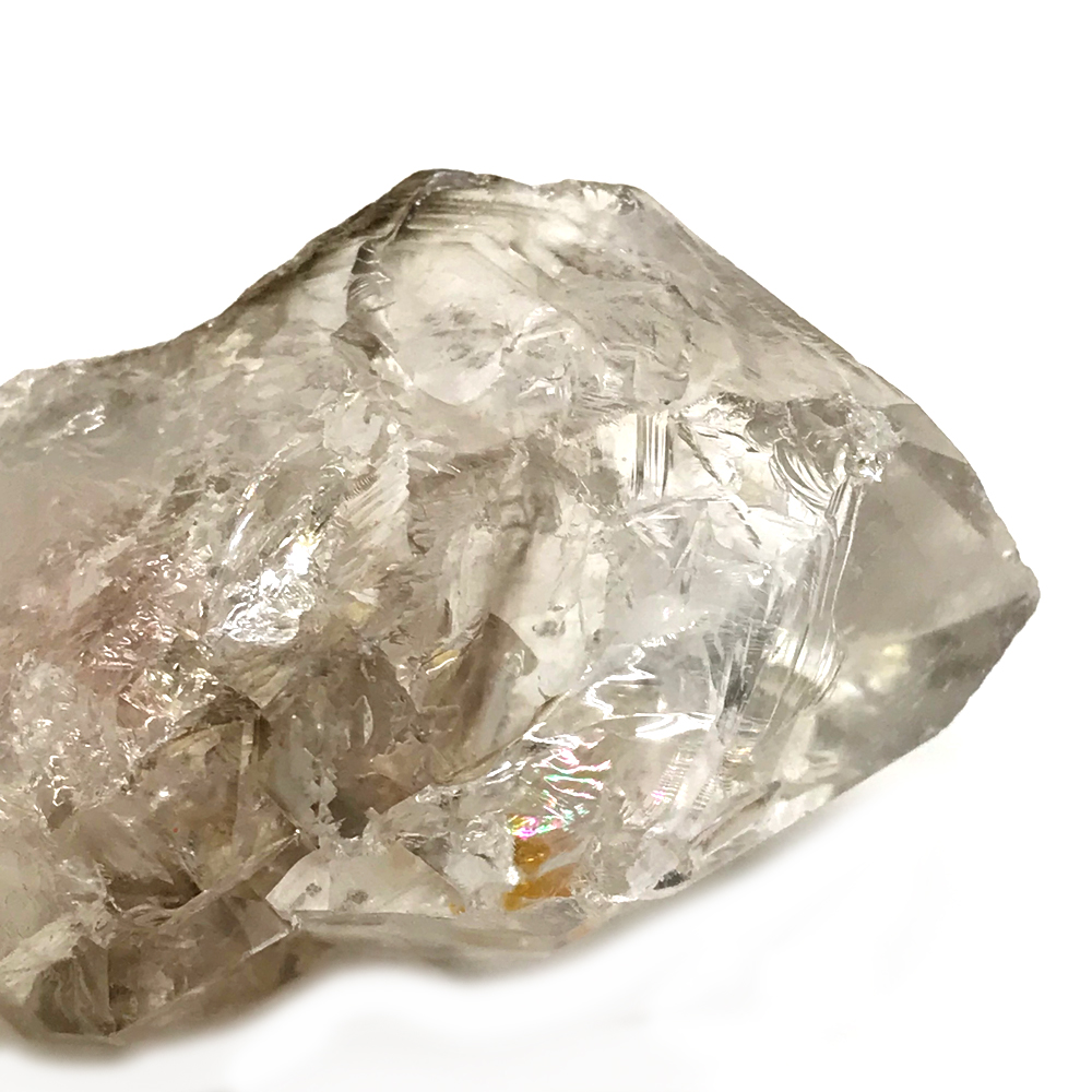 天然石 レインボー入り エレスチャル水晶　原石（203）画像