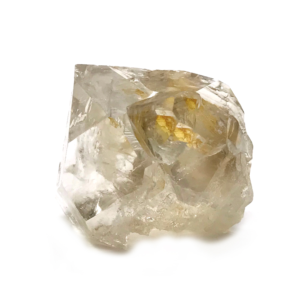天然石 レインボー入り エレスチャル水晶　原石（204）画像
