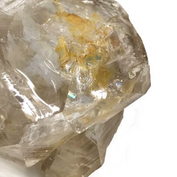 天然石 レインボー入り エレスチャル水晶　原石（204）画像
