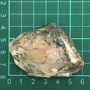 天然石 レインボー入り エレスチャル水晶　原石（205）画像