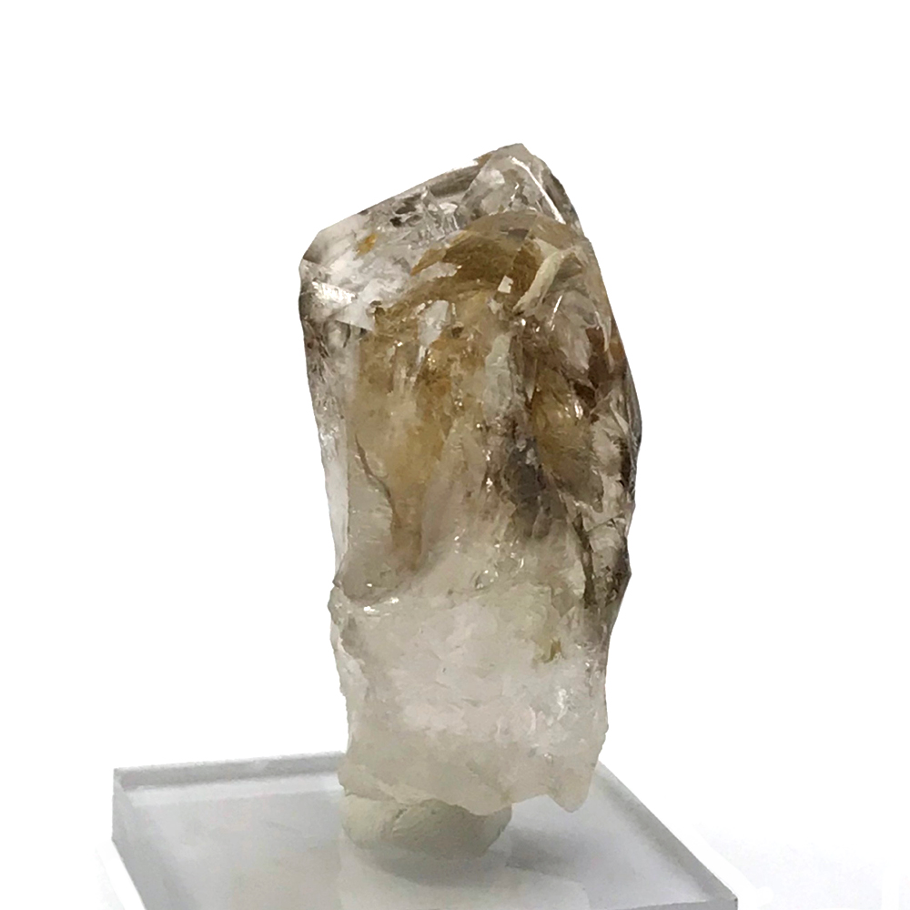 天然石 レインボー入り エレスチャル水晶　原石（206）画像