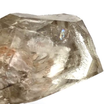 天然石 レインボー入り エレスチャル水晶　原石（209）の画像