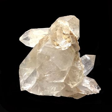 天然石  レインボー入り ヒマラヤ水晶　クラスター 原石（987）水晶原石画像