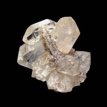 天然石  レインボー入り ヒマラヤ水晶　クラスター 原石（987）水晶原石画像