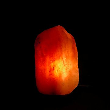 ヒマラヤ岩塩ランプ　洗浄済（71） ダークピンク岩塩ランプ　ソルトランプ  (限定1)画像