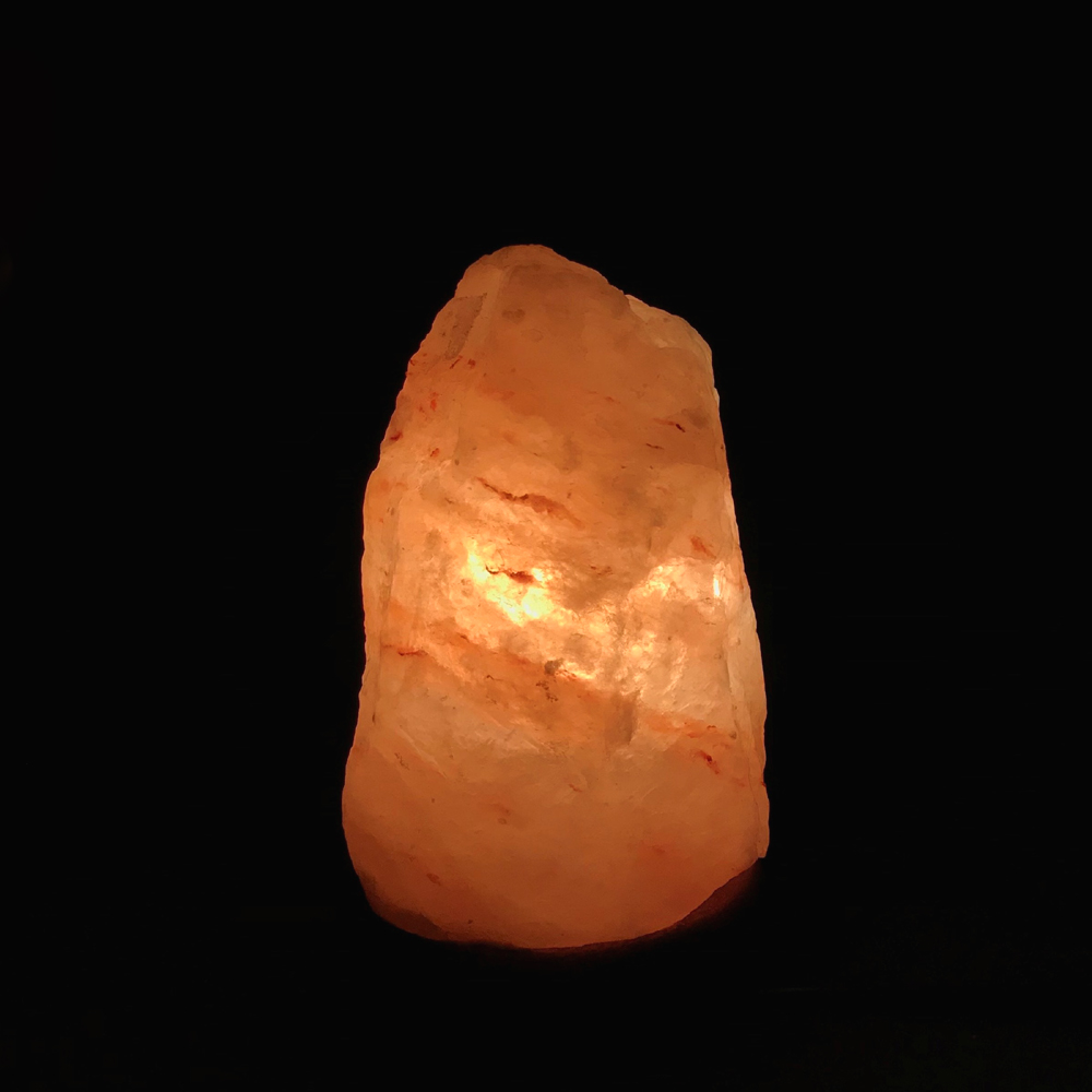 ヒマラヤ岩塩ランプ　洗浄済（80）ピンク岩塩ランプ　ソルトランプ  (限定1)画像