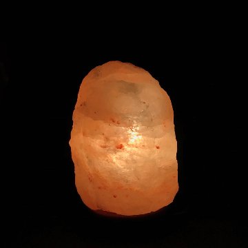 ヒマラヤ岩塩ランプ　洗浄済（80）ピンク岩塩ランプ　ソルトランプ  (限定1)画像