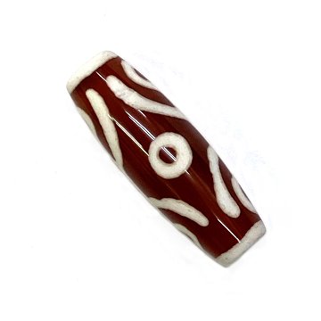 天然石 チベット天珠  雙(双)寿天珠（1個）【おまかせ品】 の画像