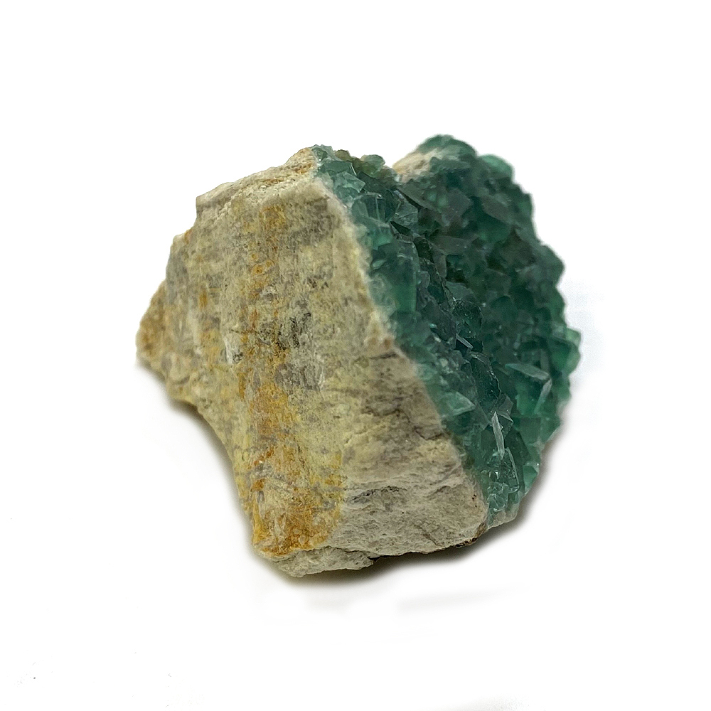 天然石　カラーチェンジ (蛍光)　グリーンフローライトの原石（203）　画像