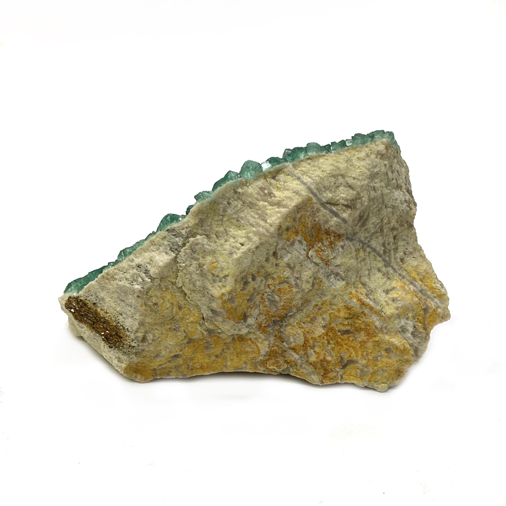 天然石　カラーチェンジ (蛍光)　グリーンフローライトの原石（203）　画像