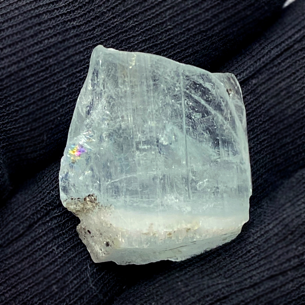 天然石  アクアマリン 原石   (206) 3月 誕生石  鉱物 鉱石 標本 置物 画像