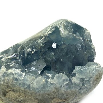 天然石  セレスタイト 天青石 原石  クラスター (213) 鉱物 鉱石 標本 置物 画像