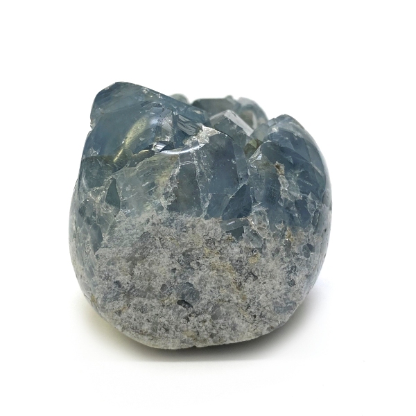 天然石  セレスタイト 原石  クラスター (214) 鉱物 鉱石 標本 置物 画像