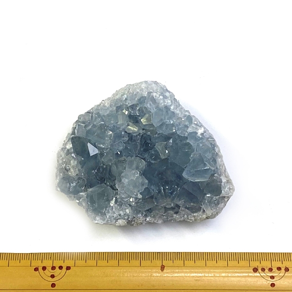 天然石  セレスタイト 天青石 原石  クラスター (220) 鉱物 鉱石 標本 置物 画像