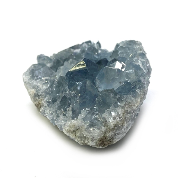 天然石  セレスタイト 天青石 原石  クラスター (220) 鉱物 鉱石 標本 置物 画像
