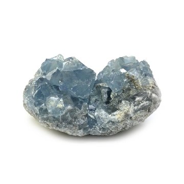 天然石  セレスタイト 天青石 原石 クラスター (223) 鉱物 鉱石 標本 置物 画像