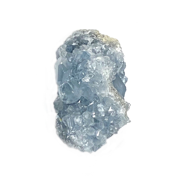 天然石  セレスタイト 天青石 原石 クラスター (224) 鉱物 鉱石 標本 置物 画像