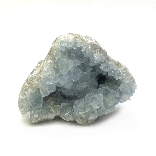 天然石  セレスタイト 天青石 原石 クラスター (227) 鉱物 鉱石 標本 置物 画像