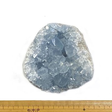 天然石  セレスタイト 天青石 原石 クラスター (230) 鉱物 鉱石 標本 置物 画像