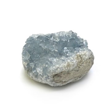 天然石  セレスタイト 天青石 原石 クラスター (230) 鉱物 鉱石 標本 置物 画像