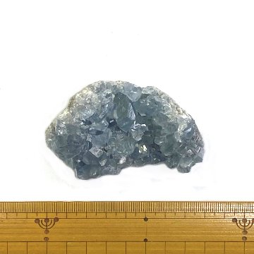 天然石  セレスタイト 天青石 原石 クラスター (232) 鉱物 鉱石 標本 置物 画像