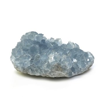 天然石  セレスタイト 天青石 原石 クラスター (233) 鉱物 鉱石 標本 置物 画像