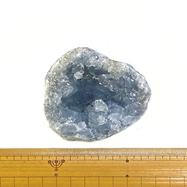 天然石  セレスタイト 天青石 原石 クラスター (236) 鉱物 鉱石 標本 置物 画像