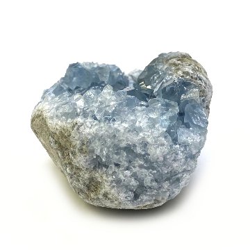 天然石  セレスタイト 天青石 原石 クラスター (237) 鉱物 鉱石 標本 置物 画像