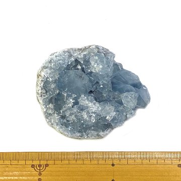 天然石  セレスタイト 天青石 原石 クラスター (238) 鉱物 鉱石 標本 置物 画像