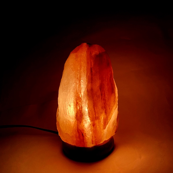 ヒマラヤ岩塩ランプ　洗浄済（95）ピンク岩塩ランプ　ソルトランプ  (限定1)画像