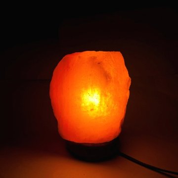 ヒマラヤ岩塩ランプ　洗浄済（98）ピンク岩塩ランプ　ソルトランプ  (限定1)画像