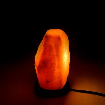 ヒマラヤ岩塩ランプ　洗浄済（98）ピンク岩塩ランプ　ソルトランプ  (限定1)画像