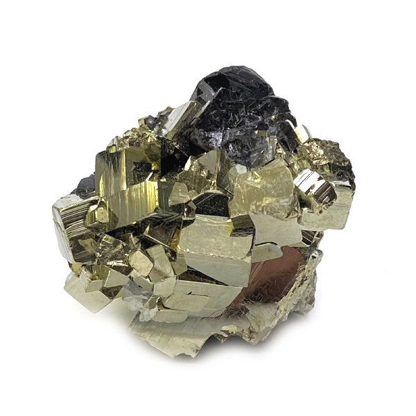 パイライト　黄鉄鉱　スファレライト共生 原石（2108）天然石の画像