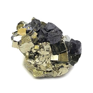 パイライト　黄鉄鉱　スファレライト共生 原石（2108）天然石の画像