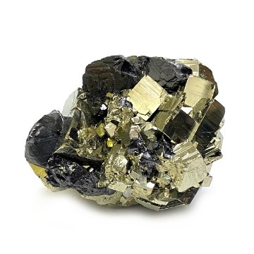 パイライト　黄鉄鉱　スファレライト共生 原石（2108）天然石の画像