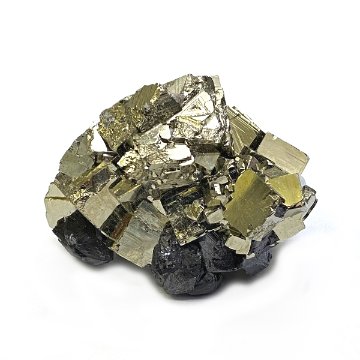 パイライト　黄鉄鉱　スファレライト共生 原石（2108）天然石の画像