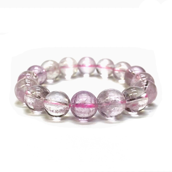 天然石  クンツァイト ブレスレット  (15.5cm) 2022の画像