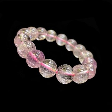 天然石  クンツァイト ブレスレット  (15.5cm) 2022の画像