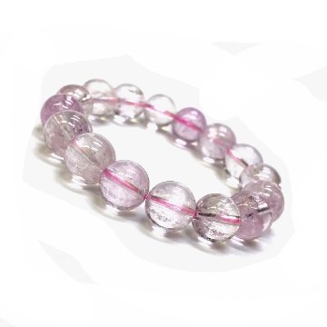 天然石  クンツァイト ブレスレット  (15.5cm) 2022の画像